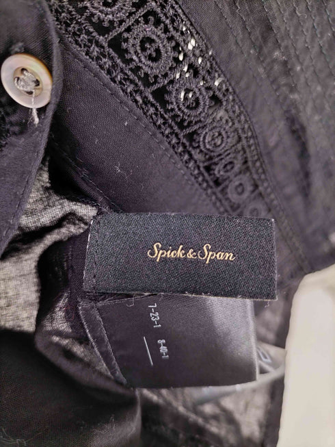 スピックアンドスパン Spick and Span ケミカルレースフレンチブラウス レディース FREE