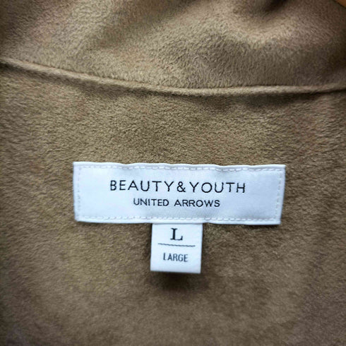 ビューティーアンドユースユナイテッドアローズ BEAUTY & YOUTH UNITED ARROWS スエードタッチシャツ メンズ JPN:L