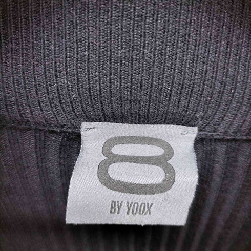 オットバイユークス 8 by YOOX ハーフジップ リブニット メンズ import:M