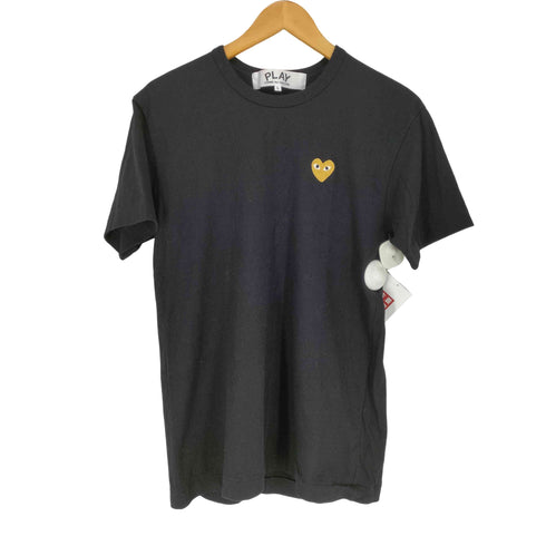 プレイコムデギャルソン PLAY COMME des GARCONS AD2023 金ハート刺繍 S/S Tシャツ メンズ JPN:L