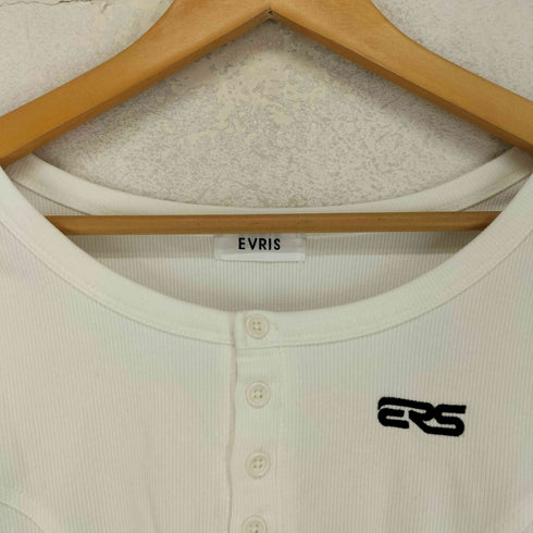 エヴリス EVRIS ワンポイントヘンリーネックトップス レディース FREE