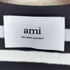 アミアレクサンドルマテュッシ AMI ALEXANDRE MATTIUSSI ブランドロゴ刺繍ボーダータンクトップ レディース