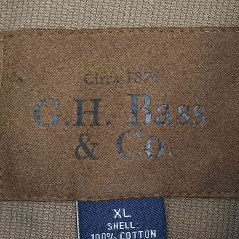 ジーエイチバス G.H.BASS 90-00s スエードタグ 裏地キルティング ハンティングジャケット メンズ import:XL