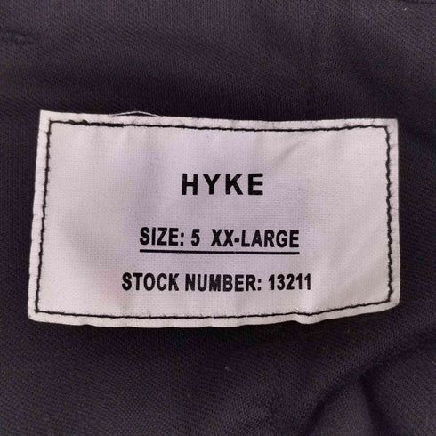 ハイク HYKE T/C WEST POINT ARMY WIDE LEG CHINOS メンズ XX-LARGE