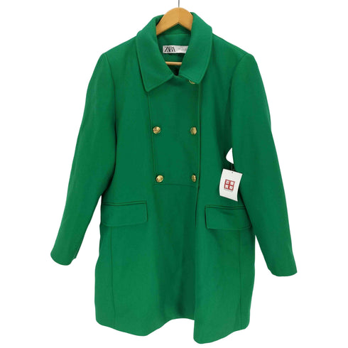 ザラ ZARA ボタン留めテーラードコート レディース import:XL