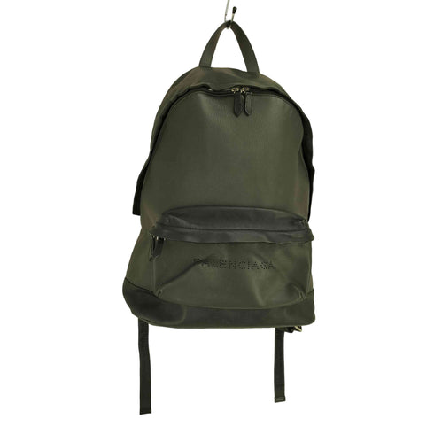 バレンシアガ BALENCIAGA パンチングロゴ レザーバックパック メンズ