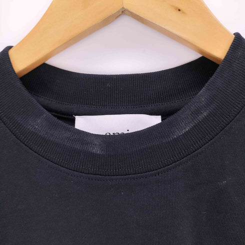 アミアレクサンドルマテュッシ AMI ALEXANDRE MATTIUSSI ハートロゴ刺繍クルーネックTシャツ レディース