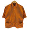 ビームス BEAMS 24SS ストライプ オープンカラー シャツ メンズ JPN:S