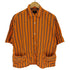 ビームス BEAMS 24SS ストライプ オープンカラー シャツ メンズ JPN:S