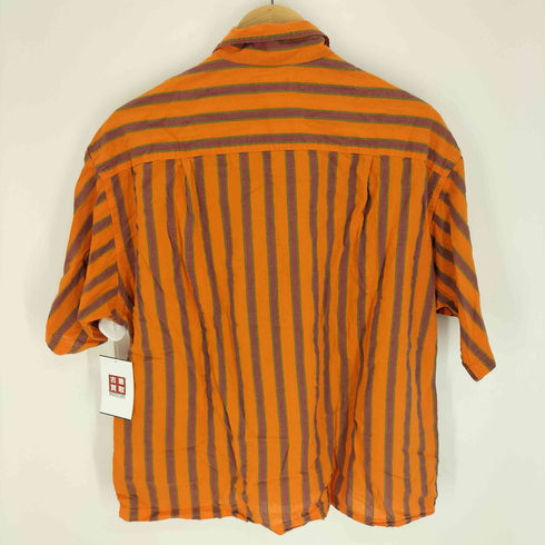 ビームス BEAMS 24SS ストライプ オープンカラー シャツ メンズ JPN:S