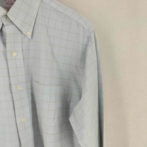 ブルックスブラザーズ BROOKS BROTHERS TRADITIONAL FIT チェック コットン ボタンダウンシャツ メンズ 15-33