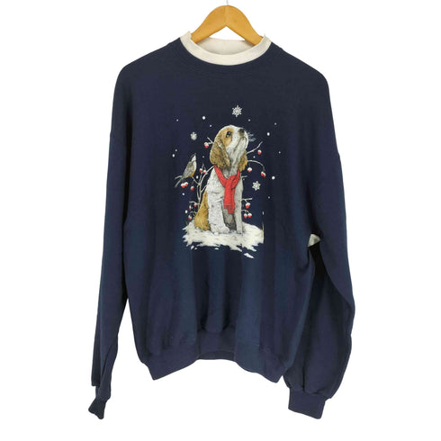 ジャージーズ JERZEES 00S 動物プリントスウェット メンズ import:L