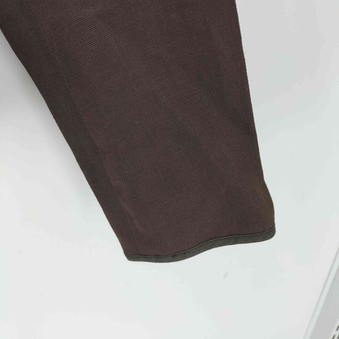 エスマックスマーラ S Max Mara リネン混 スタンドカラージャケット クルミボタン レディース DE:32