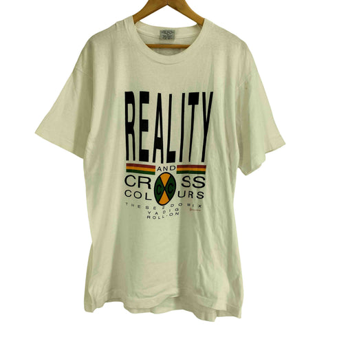 CLOSS COLOURS フロントプリント Tシャツ メンズ import:XL