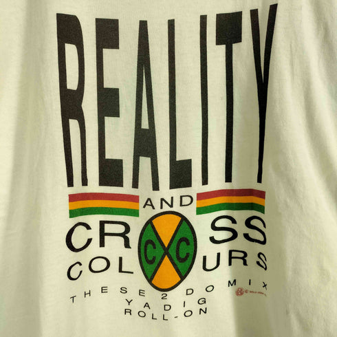 CLOSS COLOURS フロントプリント Tシャツ メンズ import:XL