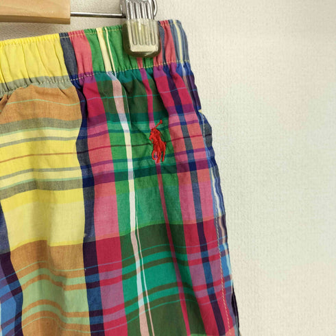ポロバイラルフローレン Polo by RALPH LAUREN 90-00S マドラスェック ショーツ メンズ