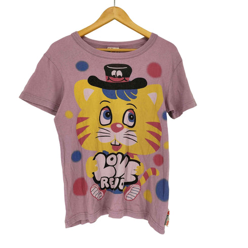 love revoution ウサギ クルーネックTシャツ Y2K 平成 レディース FREE