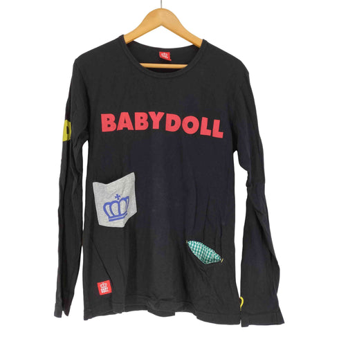 baby doll Y2K 平成 クルーネックTシャツ 長袖 レディース JPN:XL