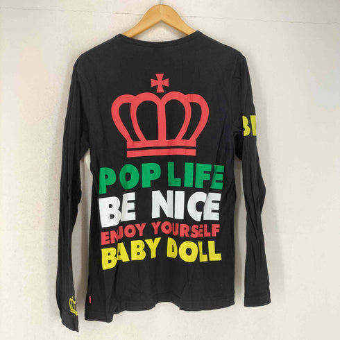baby doll Y2K 平成 クルーネックTシャツ 長袖 レディース JPN:XL