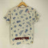 rough natural charm 総柄 クルーネックTシャツ Y2K 平成 レディース JPN:M