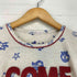 rough natural charm 総柄 クルーネックTシャツ Y2K 平成 レディース JPN:M
