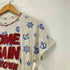 rough natural charm 総柄 クルーネックTシャツ Y2K 平成 レディース JPN:M