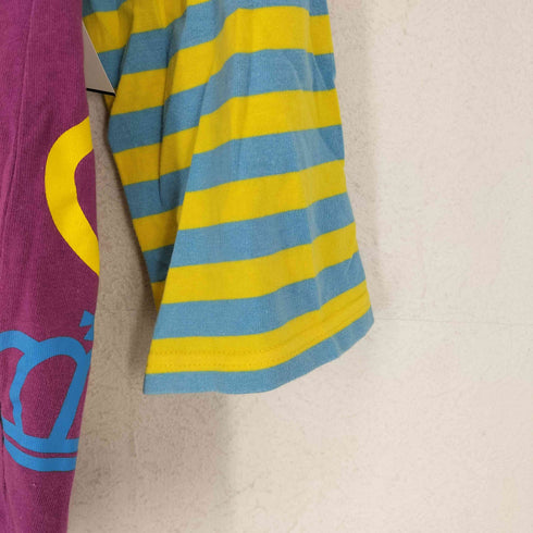 baby doll Y2K 平成 フェイクレイヤード ボーダー クルーネックTシャツ レディース JPN:L