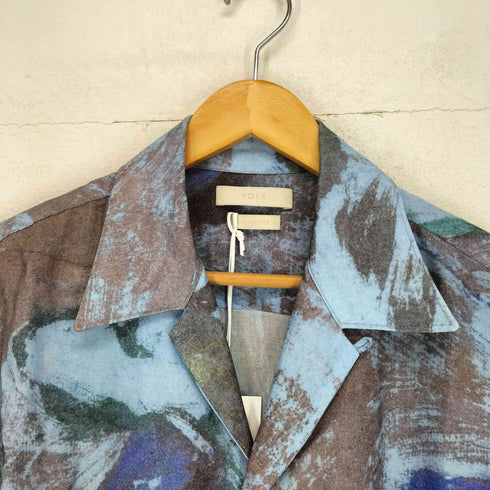 ヨーク YOKE 25SS FLOWER PRINTED OPEN COLLAR SHIRT メンズ 4