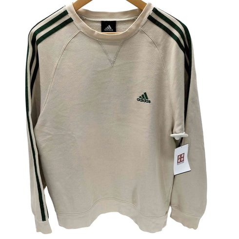 アディダス adidas 00s パフォーマンスロゴ刺繍 3ストライプ ラグランスリーブスウェット メンズ JPN:L