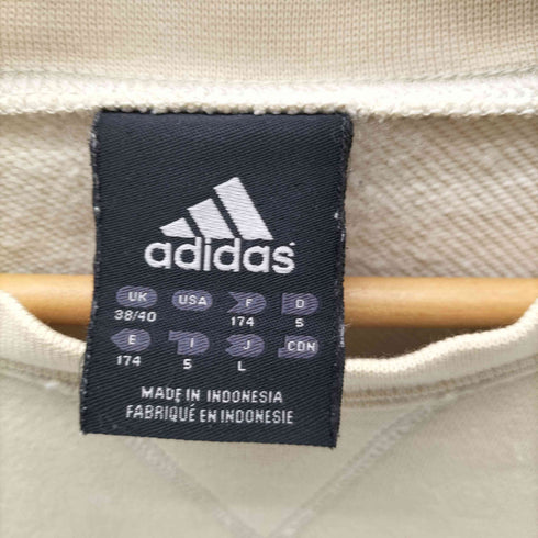 アディダス adidas 00s パフォーマンスロゴ刺繍 3ストライプ ラグランスリーブスウェット メンズ JPN:L