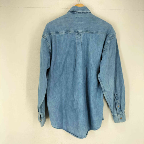 ギャップ Gap 90~00S ワイドシルエットデニムシャツ メンズ L/G