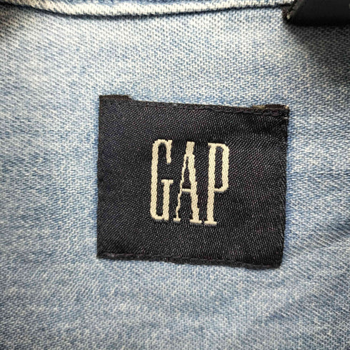 ギャップ Gap 90~00S ワイドシルエットデニムシャツ メンズ L/G