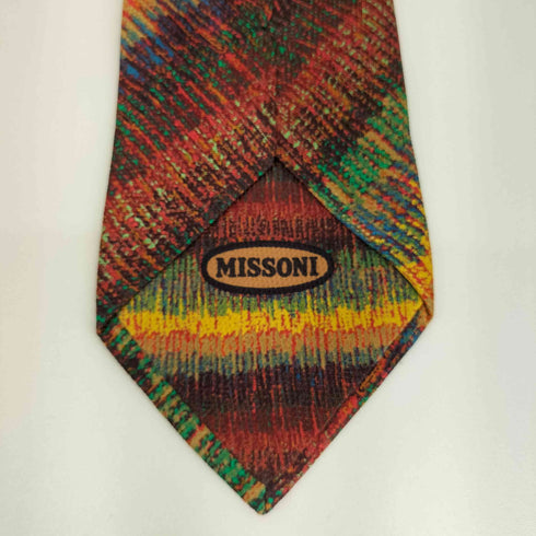 ミッソーニ MISSONI マルチカラー シルクネクタイ メンズ