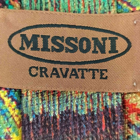 ミッソーニ MISSONI マルチカラー シルクネクタイ メンズ