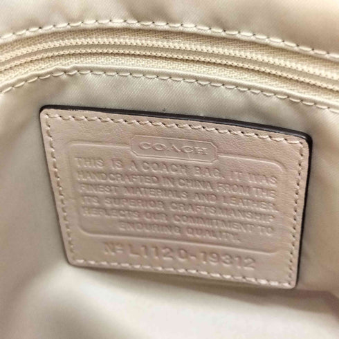 コーチ COACH 2WAY イントレチャートデザインオールレザーショルダーバッグ レディース
