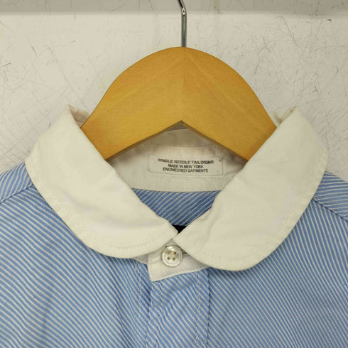 エンジニアードガーメンツ Engineered Garments 丸襟 レジメンタルシャツ メンズ JPN:XS