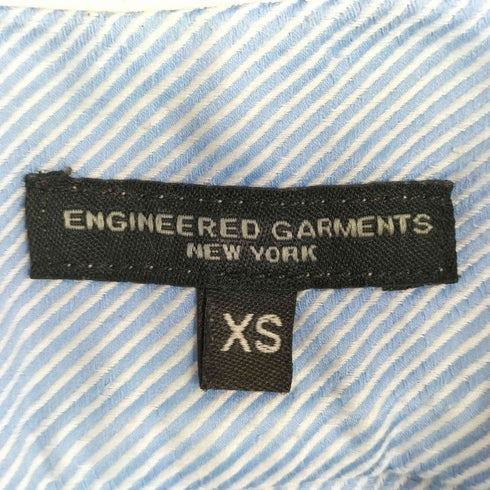 エンジニアードガーメンツ Engineered Garments 丸襟 レジメンタルシャツ メンズ JPN:XS