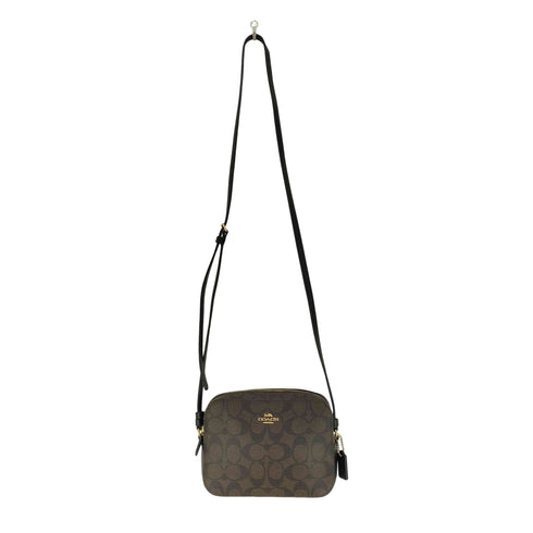 コーチ COACH シグネチャーロゴ オールレザーショルダーバッグ レディース