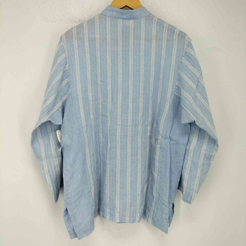 シリンギルド SHIRIN GUILD バンドカラ― リネンシャツ メンズ import:S