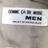 コムサデモードメン COMME CA DU MODE MEN サテン ノーカラーシャツ メンズ