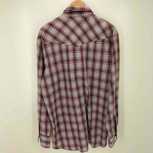 ラングラー Wrangler 80S-90S チェック柄 ウエスタンシャツ メンズ JPN:L