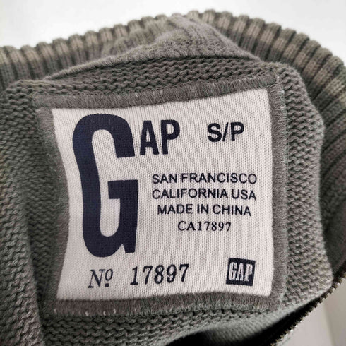 ギャップ Gap CONMARジッパー ドライバーズニット メンズ S/P