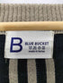 blue bucket チェック カーディガン メンズ