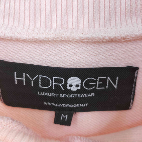 ハイドロゲン HYDROGEN 前V クルーネック スウェット レディース import:M