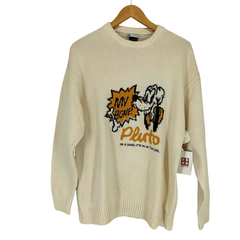 ザラ ZARA キャラクターデザインクルーネックニット メンズ L