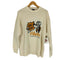 ザラ ZARA キャラクターデザインクルーネックニット メンズ L