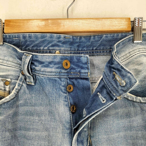 ディーゼル DIESEL LARKEE ダメージ加工デニムパンツ メンズ W32L32