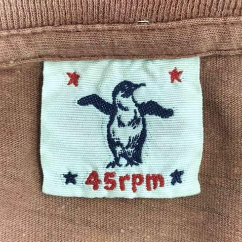 フォーティーファイブアールピーエム 45rpm 天竺カットソー レディース