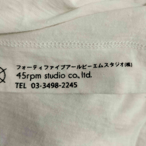 フォーティーファイブアールピーエム 45rpm 天竺カットソー レディース JPN:3