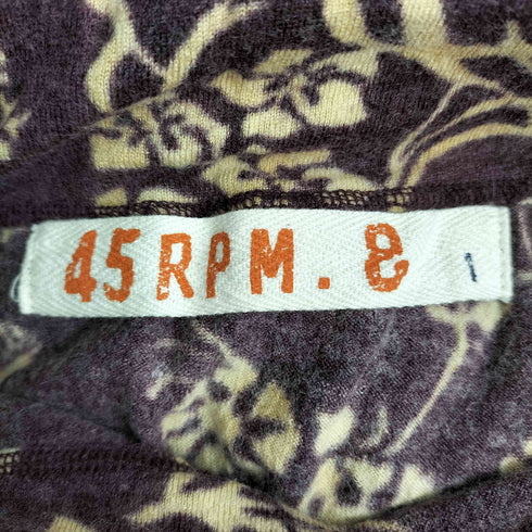 フォーティーファイブアールピーエム 45rpm ウールフラワースカート レディース JPN:1
